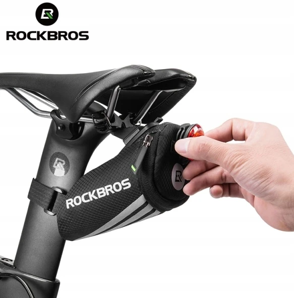 Rockbros C28 dviračio krepšys under the saddle – juodos spalvos