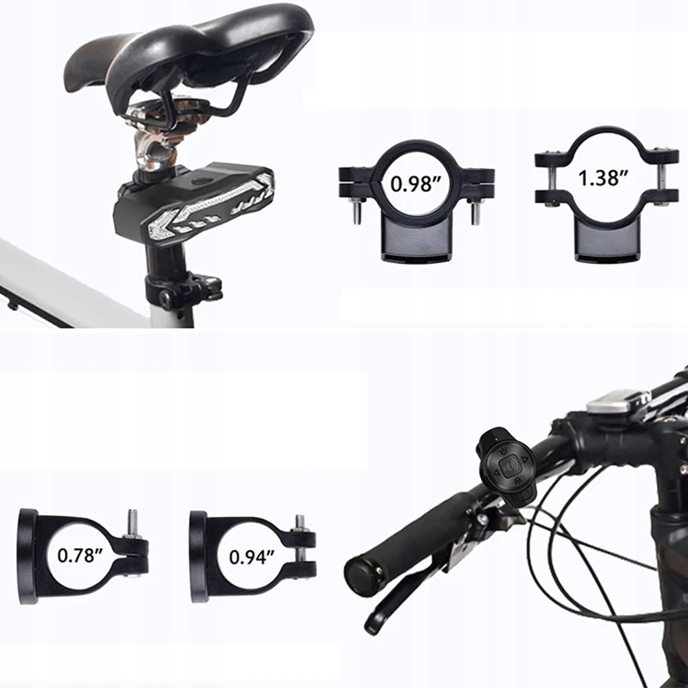 Rockbros LKWD-R1 Rear Bike Light with lazerinis and Remote Control + Micro USB – USB-A Cable – juodos spalvos