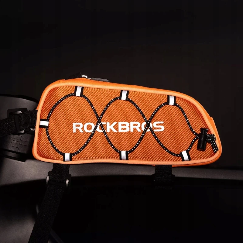 Rockbros dviračio rėmo krepšys - tvirtas, vandeniui atsparus, 0.9l