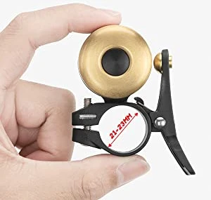 Rockbros Dviračio Skambutis Retro 75db Garsus Aliuminio Juodas