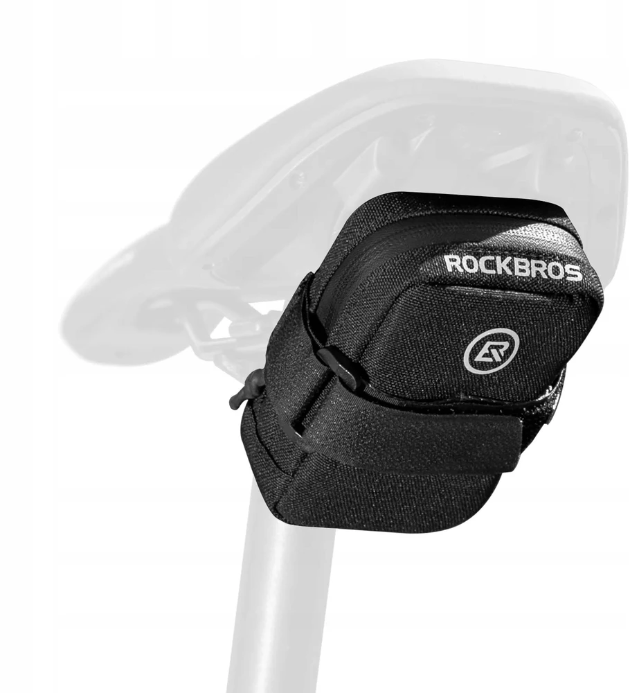 Rockbros F006 Mini dviračio krepšys po balnu, 0.35l, 43g, juodas