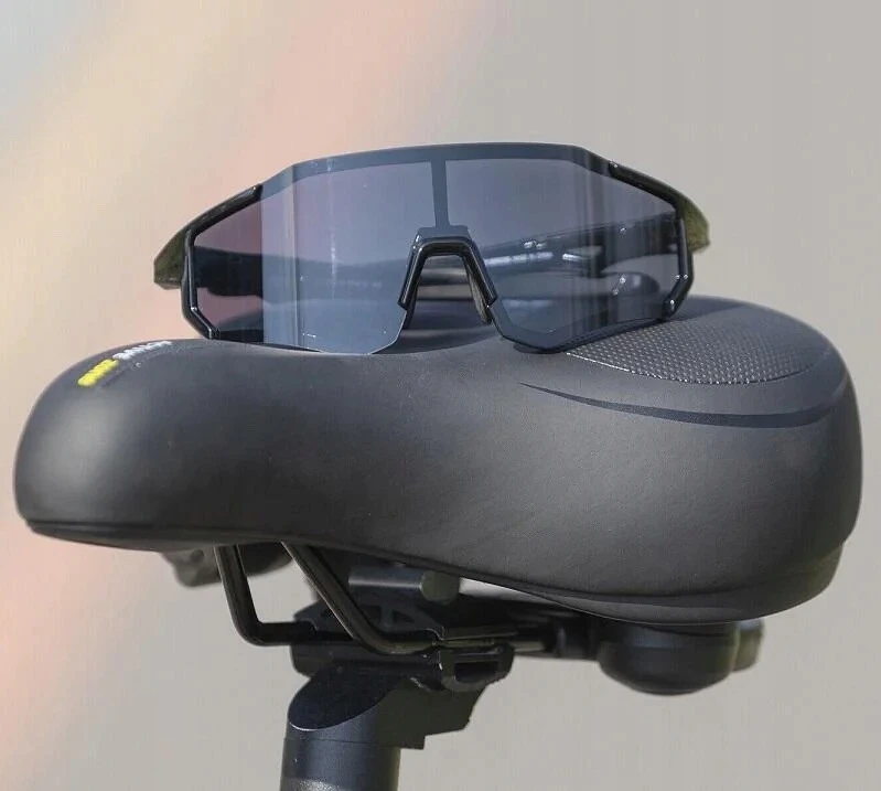 Rockbros 10181 photochromic UV400 dviratininko akiniai – juodos spalvos