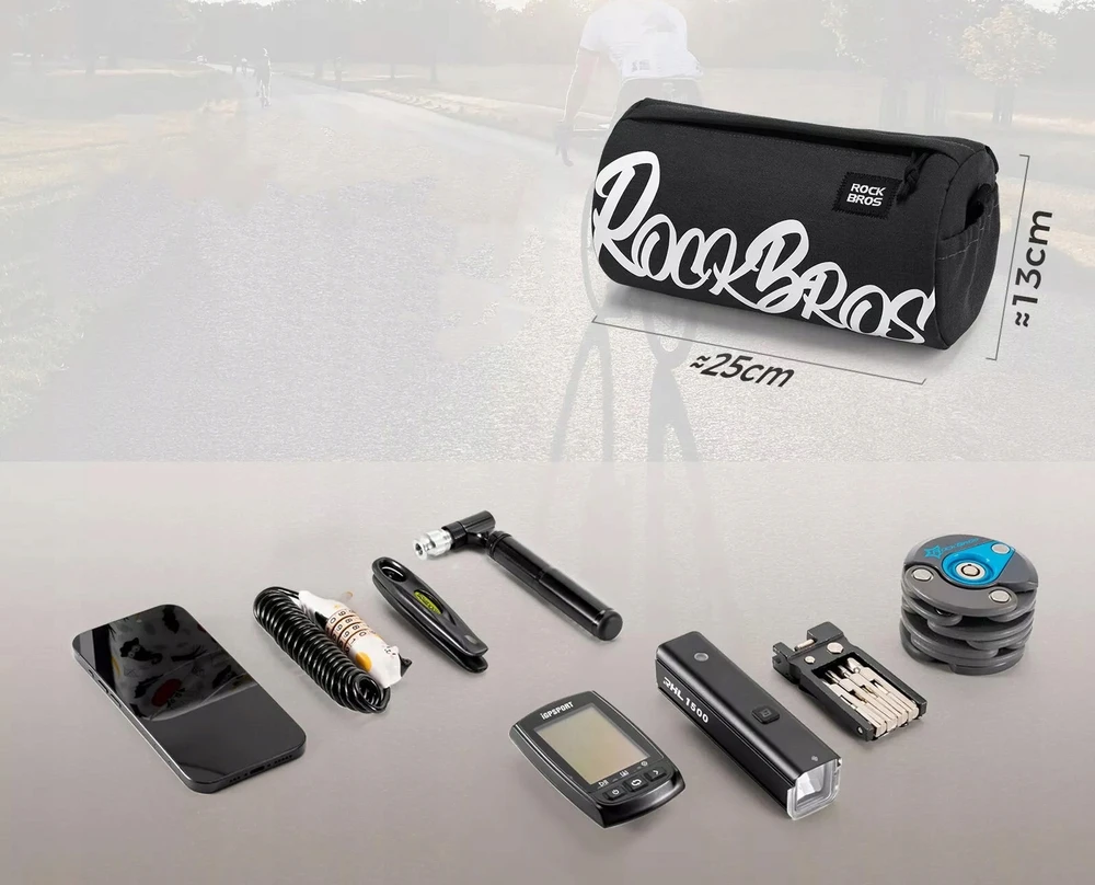 Rockbros G006 vandeniui atspari dviračio rankenos krepšys 3.6l