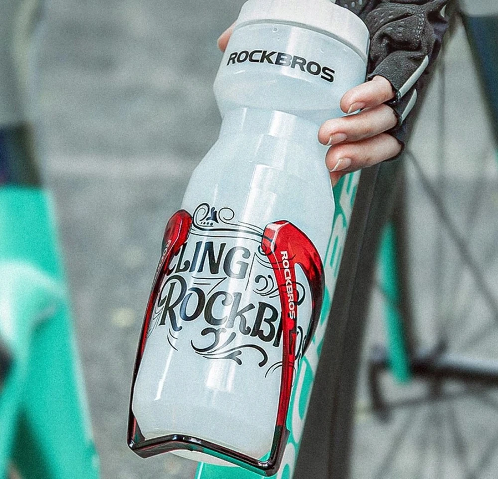 Rockbros FK338 dviračio gertuvės laikiklis – juodos ir raudonos spalvos