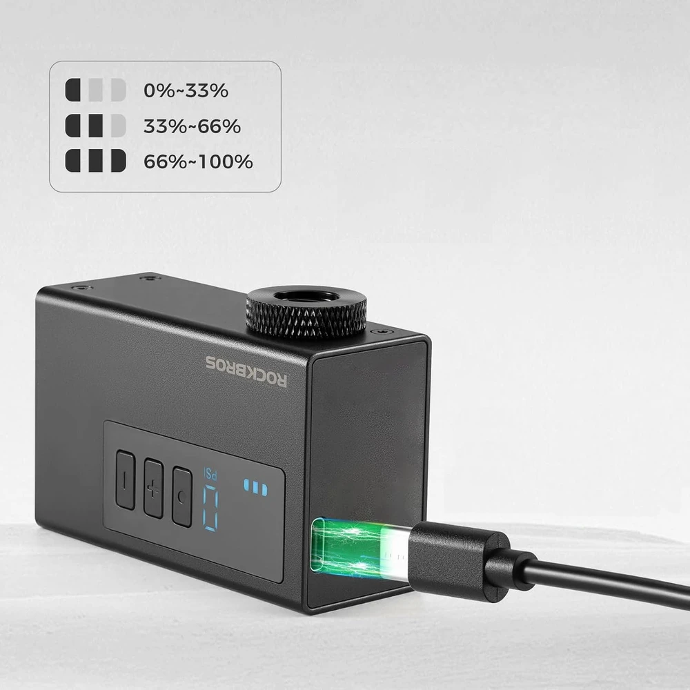 Mini elektrinė pompa 120 PSI Rockbros