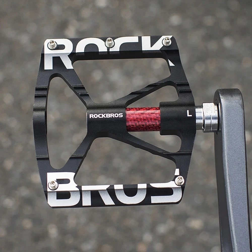 Rockbros PLATFORMINIŲ DVIRAČIO PEDALŲ ŠVIETIMO RINKINYS 9/16 KAIŠČIŲ MTB TREKKING ALUMINIUM