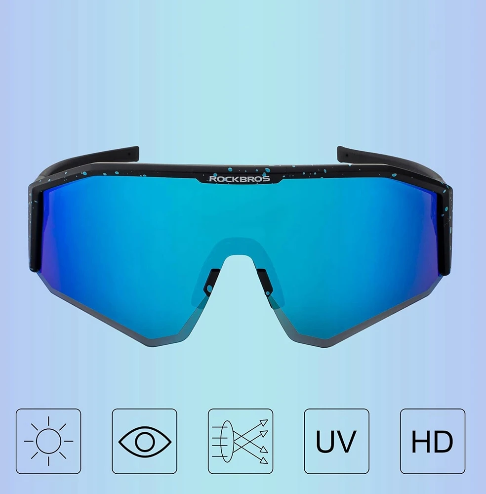 Rockbros Polarizuoti dviračių akiniai su Uv400 filtru