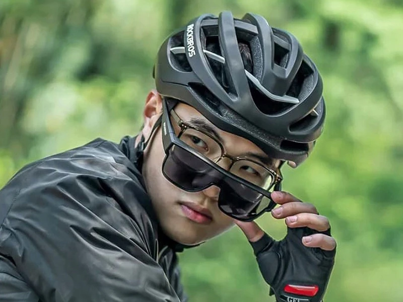 Rockbros Polarizuoti sportiniai akiniai dviračiui Uv400