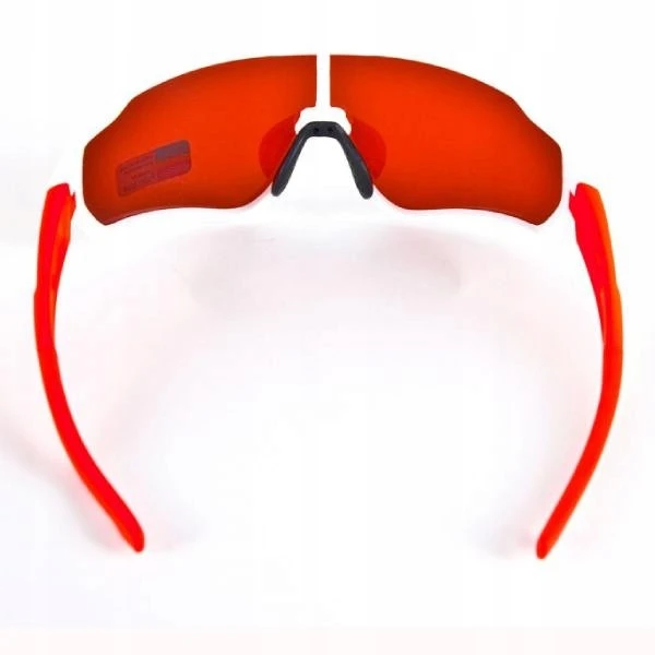Rockbros poliarizuoti dviračių akiniai Uv400 (10162) baltos-raudonos