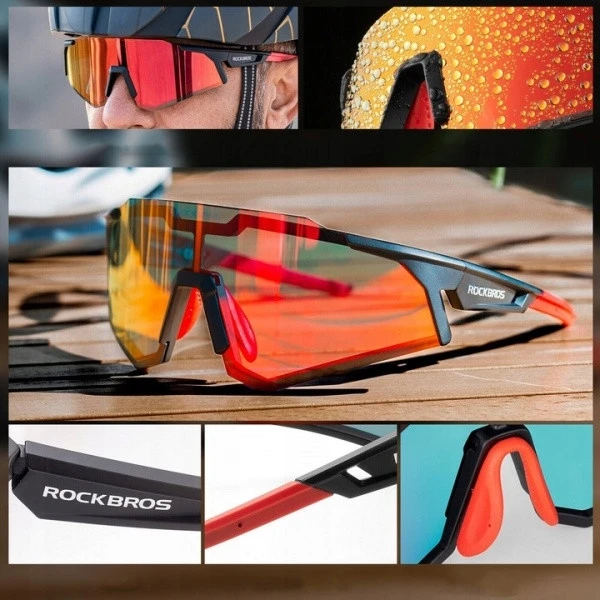 Rockbros poliarizuoti sportiniai akiniai Uv400
