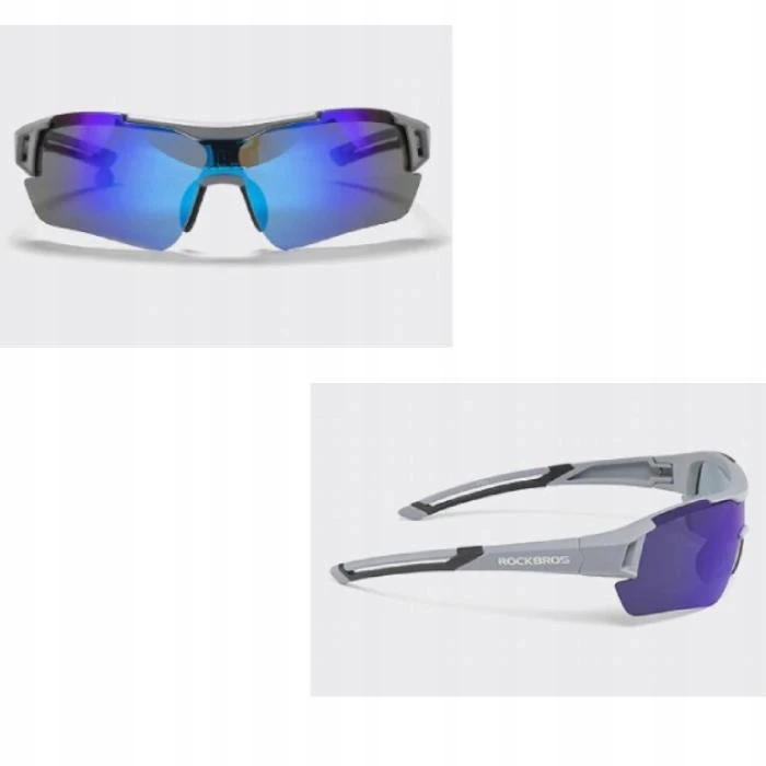 Rockbros poliarizuoti sportiniai akiniai Uv400 pilki