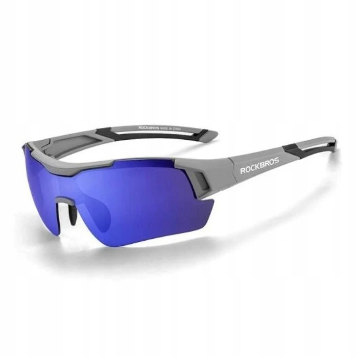 Rockbros poliarizuoti sportiniai akiniai Uv400 pilki