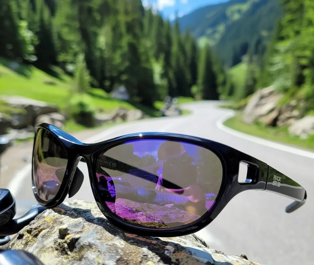 Rockbros Sp394 poliarizuoti sportiniai akiniai Uv400 violetiniai