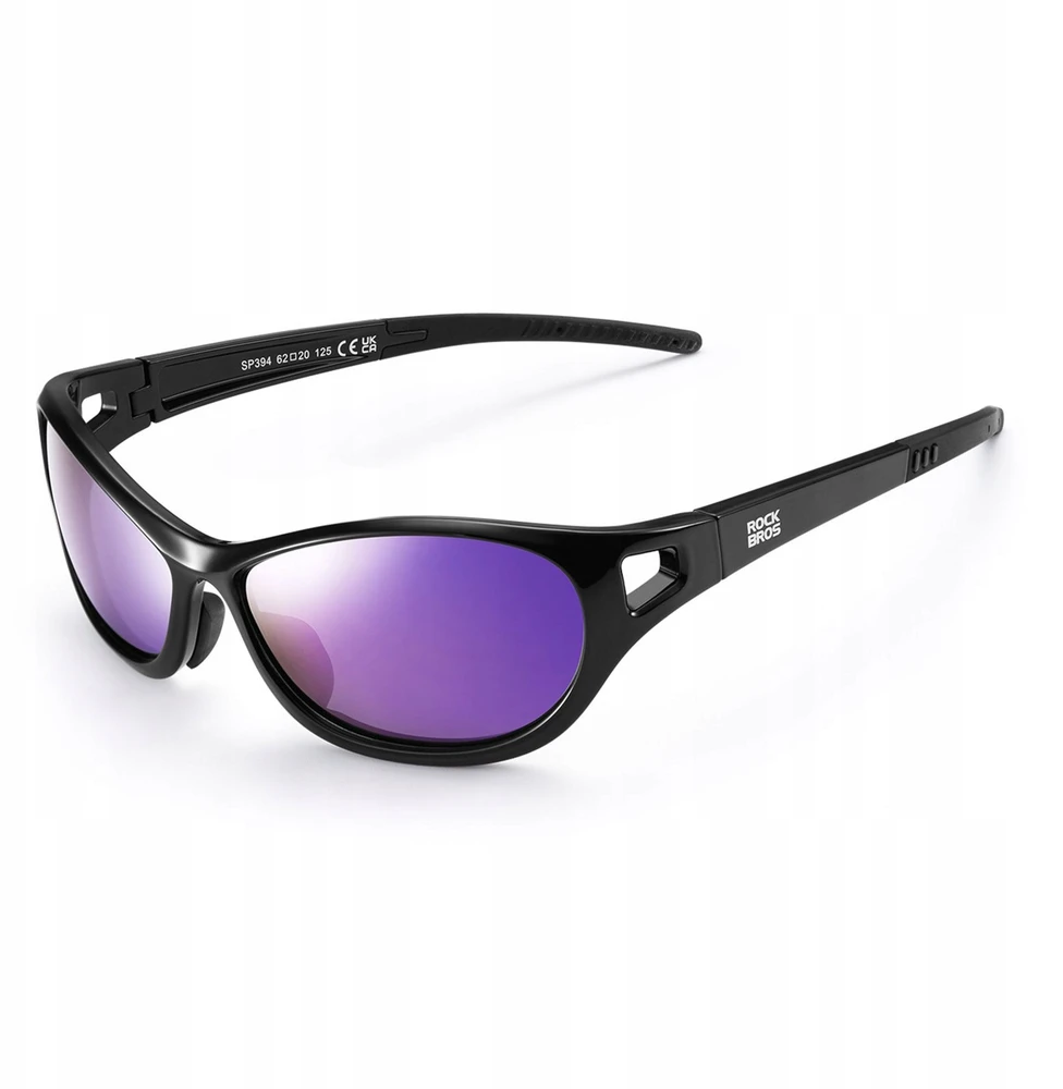 Rockbros Sp394 poliarizuoti sportiniai akiniai Uv400 violetiniai