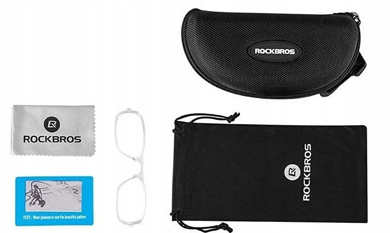 Rockbros fotochrominiai sportiniai akiniai, juodos ir raudonos spalvos