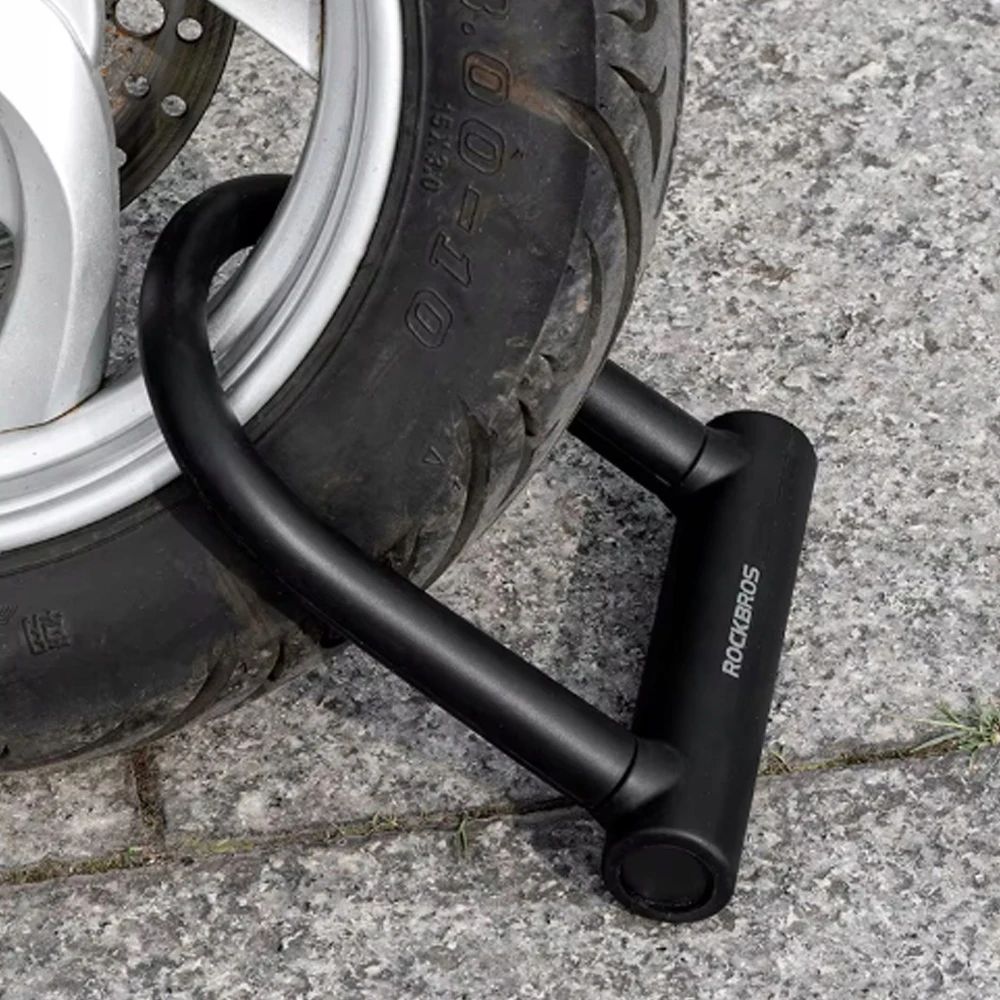 Rockbros RKS610-BK U-formos dviračio spyna – juodos spalvos