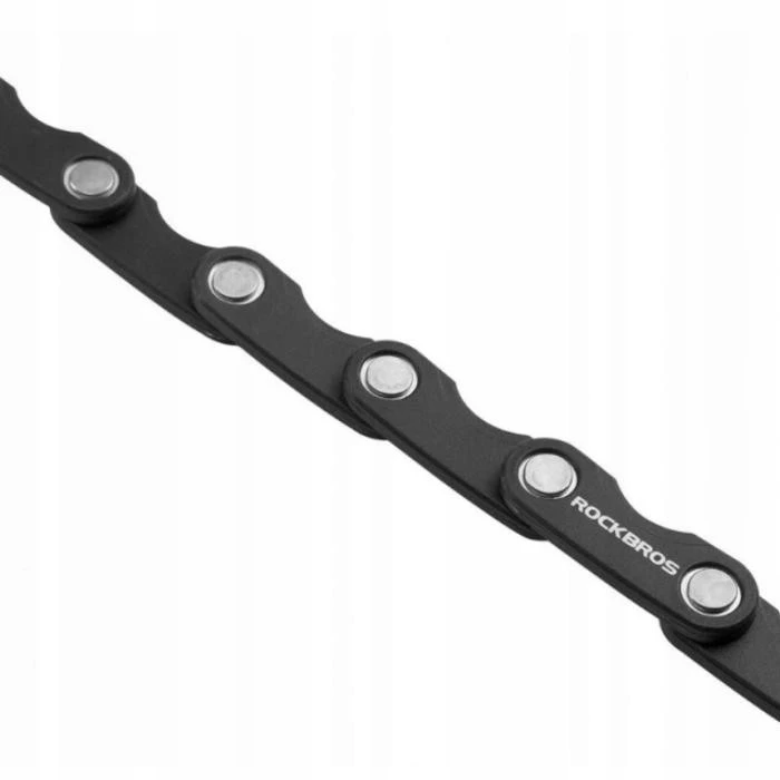 Rockbros Wd795 sulankstoma dviračio spyna, juoda, grūdintas plienas