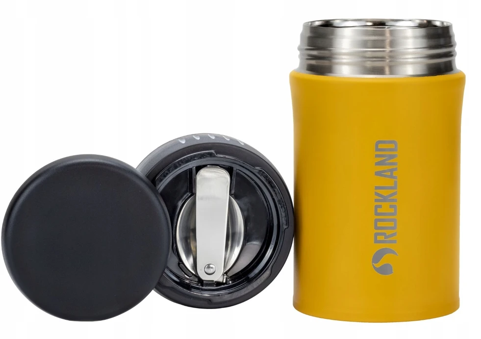 Rockland Meteor 500ml maisto termosas su šaukštu, geltonas