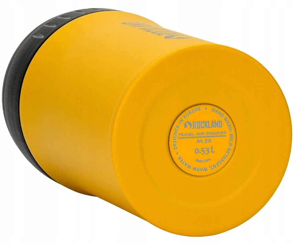 Rockland Meteor 500ml maisto termosas su šaukštu, geltonas