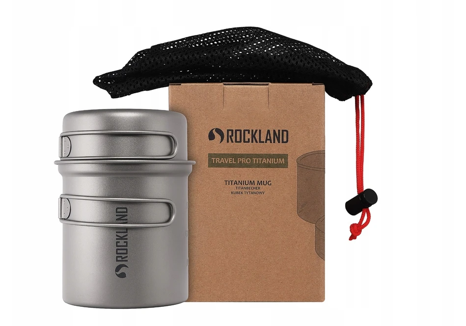 Rockland Travel Pro Titanium 0.75L+0.3L puodų komplektas