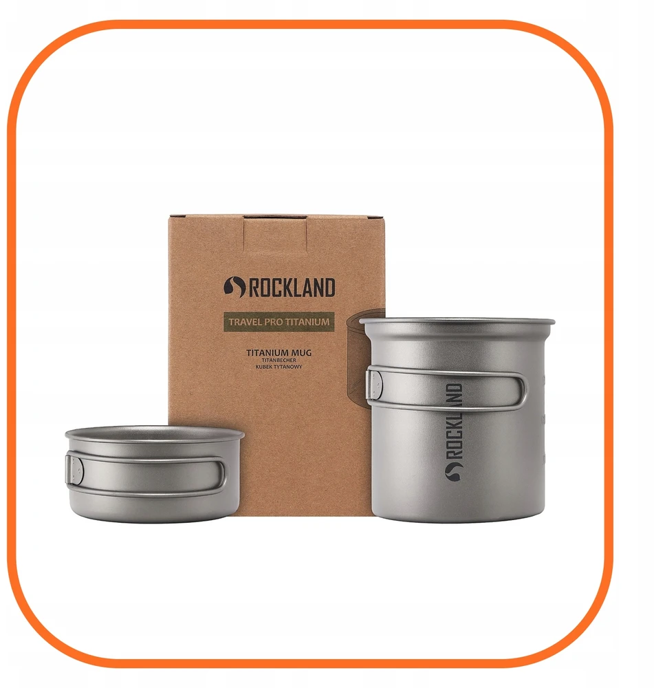 Rockland Travel Pro Titanium 0.75L+0.3L puodų komplektas