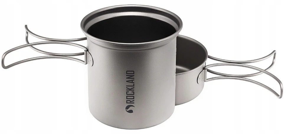 Rockland Travel Pro Titanium 0.75L+0.3L puodų komplektas