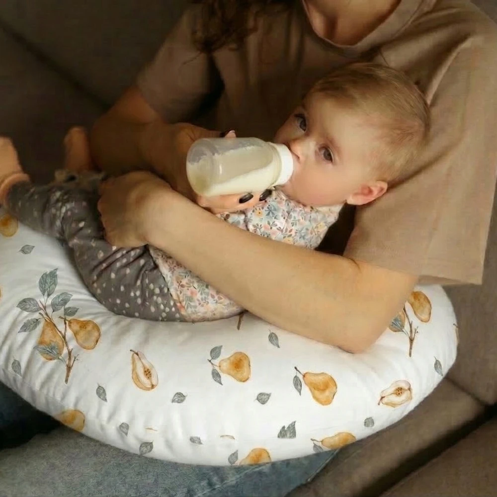 ROGAL maitinimo pagalvė MULTIFUNCTIONAL pupelė, 100% MEDVILNĖ BOCIOLAND