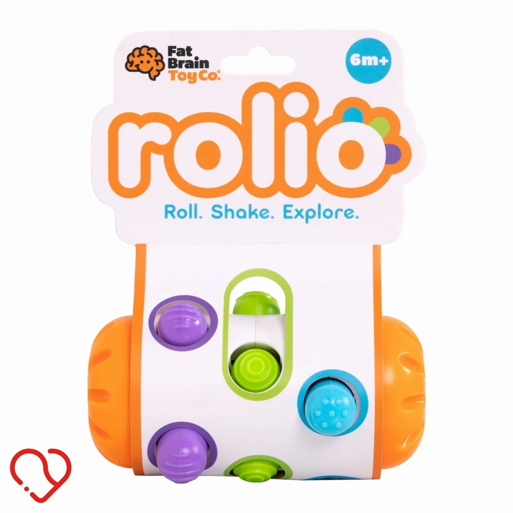 Fat Brain Toys Sensorinis kūdikio žaislas – Rolio