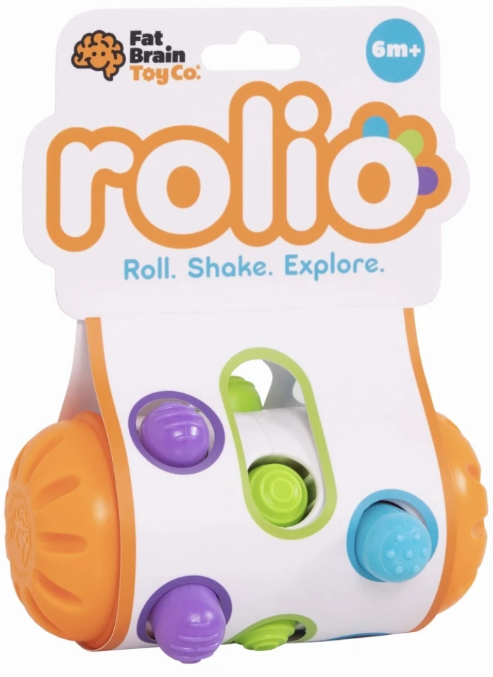Fat Brain Toys Sensorinis kūdikio žaislas – Rolio