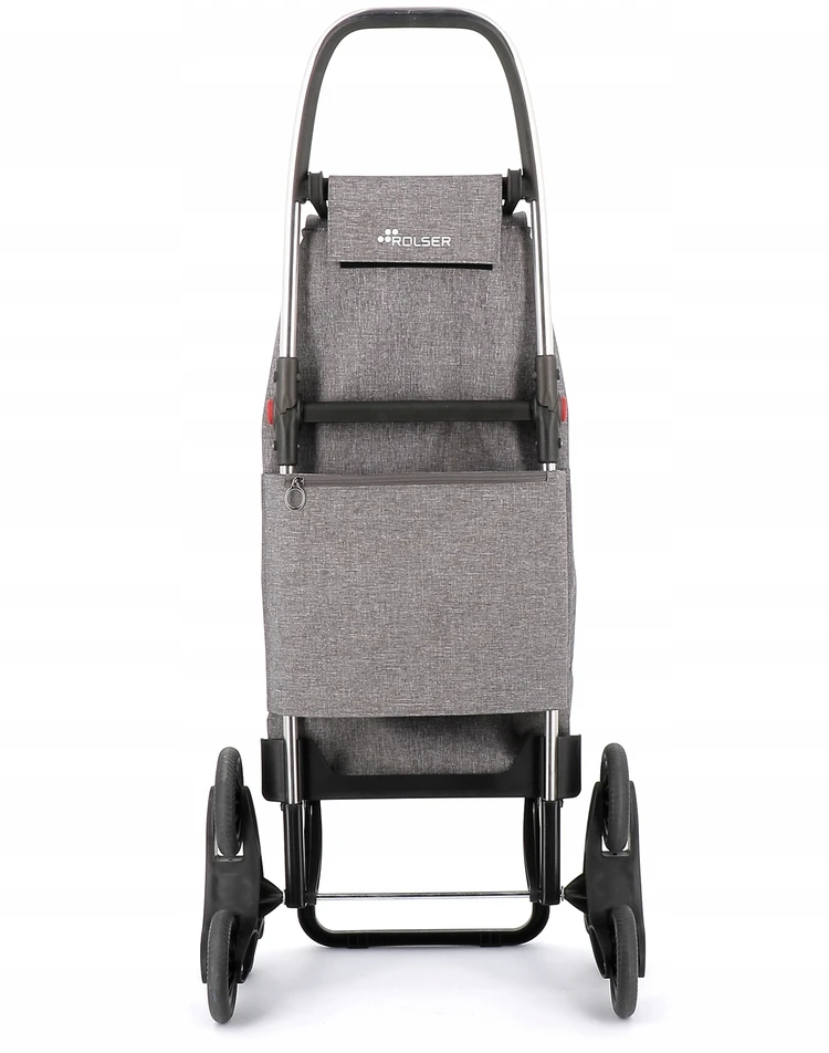 Kelioninis Rolser I-max Tweed 6l vežimėlis su 6 ratais, sulankstomas, pilkas