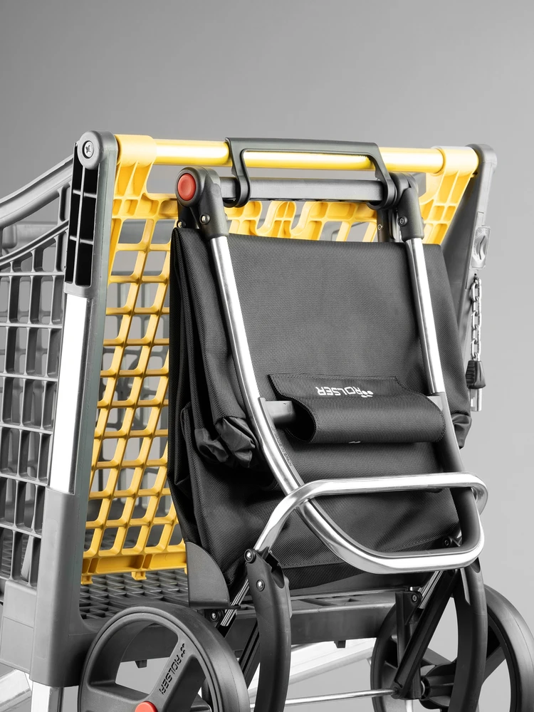 Kelioninis Rolser I-max Tweed 6l vežimėlis su 6 ratais, sulankstomas, pilkas