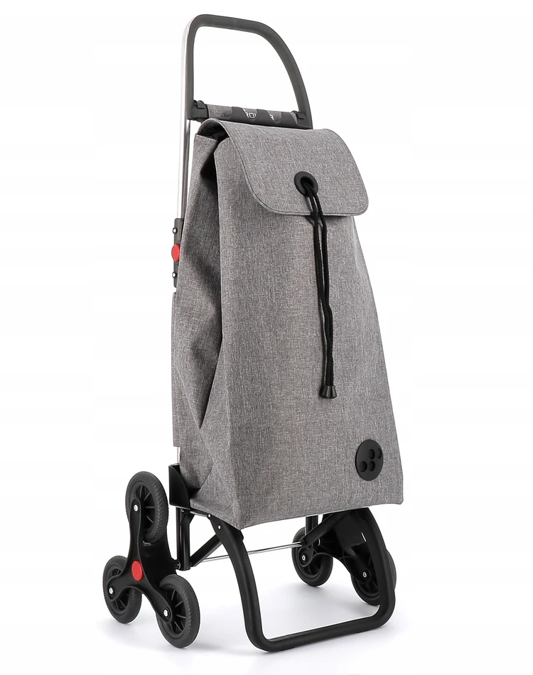 Kelioninis Rolser I-max Tweed 6l vežimėlis su 6 ratais, sulankstomas, pilkas