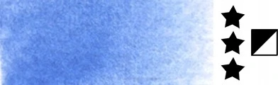 Roman Szmal Aquarius akvareliniai dažai, pusė kubo - 407 Kobalto Cerulean mėlyna