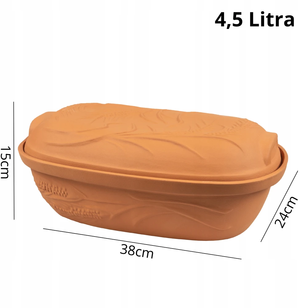 ROMĖNINĖS MOLIO PUODAS KEPIMAMS SU DANČIU INDO FORMA 4,5 L