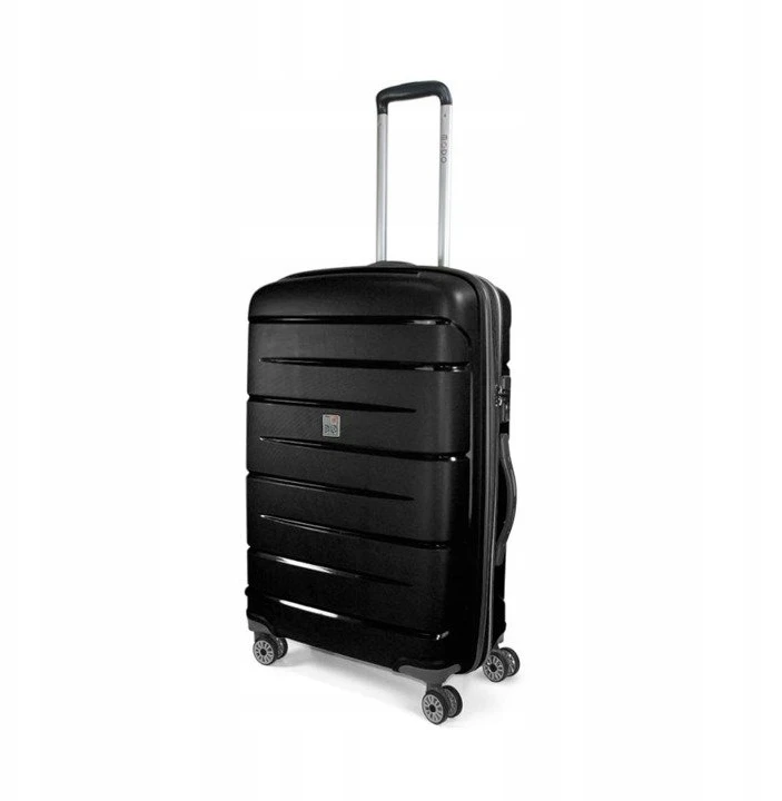 Roncato Vidutinis lagaminas 4R MoDo Starlight M, juodas