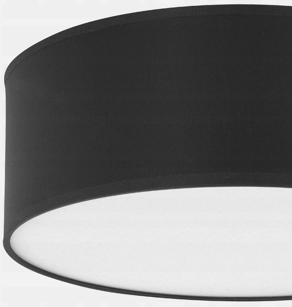 Lubinis šviestuvas RONDO Juodas LAMPA SUFITOWA 4 PŁ 450 (1088) - TK Lighting