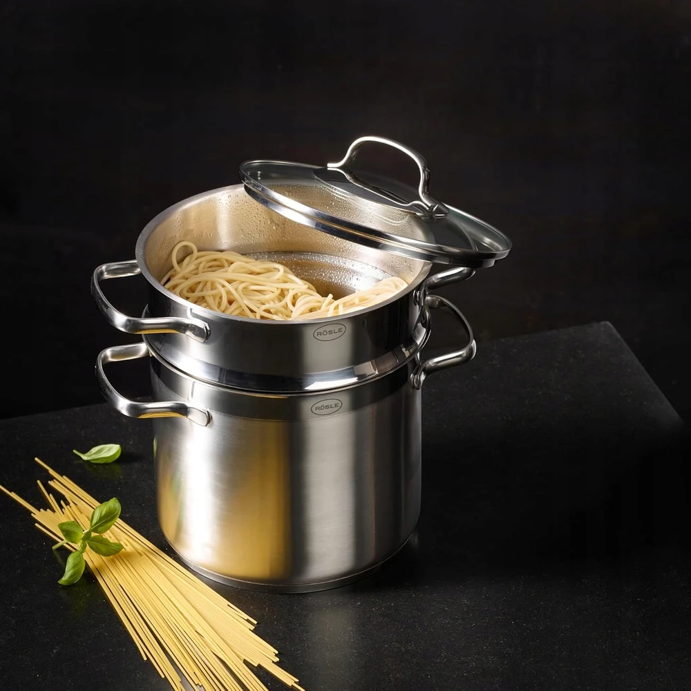 Rösle ROESLE Elegantiškas puodas makaronams virti 20cm | Nerūdijantis plienas