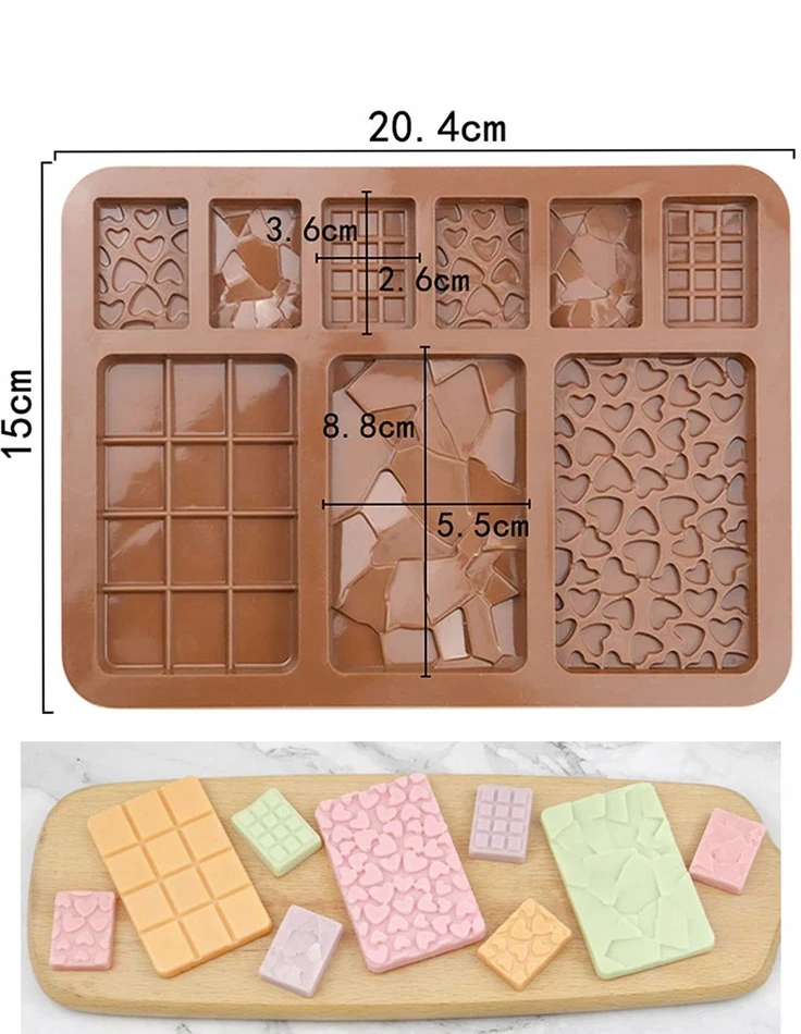 Rossler SILIKONINĖ FORMA – 9 RAŠTAI ANT VIENO FOR.F9004 – T0530
