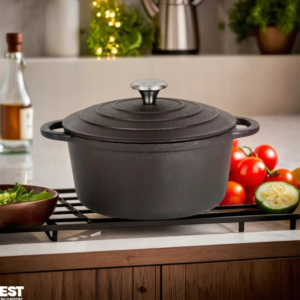 Rossner Austria Ketaus puodas 4 l kepimui BRYTFANNA katilas 24 cm indukcinės dujos