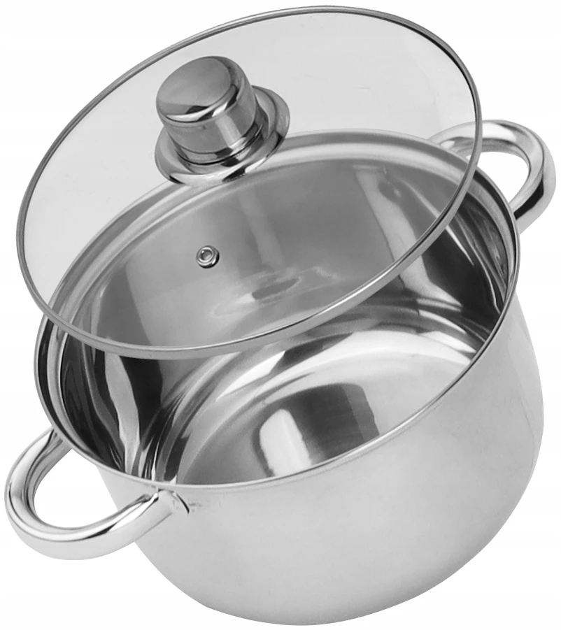 Rossner Austria Puodų rinkinys, plieniniai puodai, indukcinis rinkinys, 8 vnt ROSSNER KL69