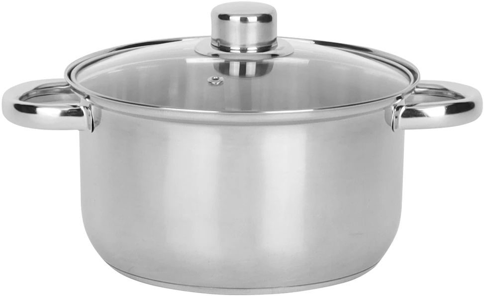 Rossner Austria TRADICINIS PLIENINIS PUODAS 20cm su dangčiu INDUKCINĖS DUJOS 3,3L Rossner AUSTRIJA