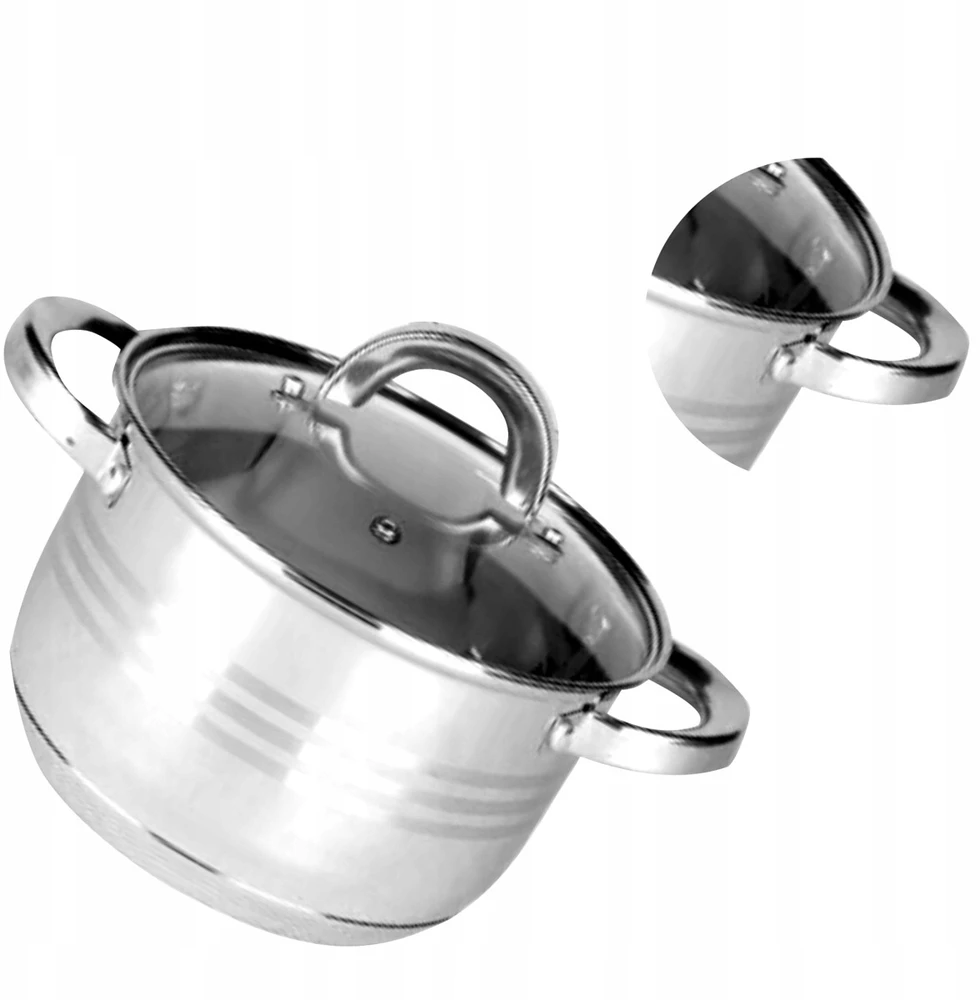 Rossner Austria TRADICINIS PLIENINIS PUODAS 18cm su dangteliu INDUKCINĖS DUJOS 2,3L Ronner AUSTRIJA