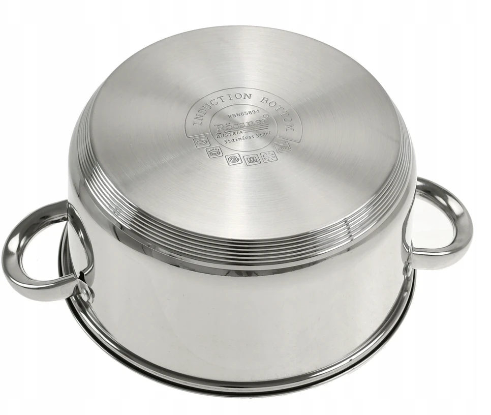 Rossner GARO PUODŲ rinkinys 5 vnt. 24 cm. PUODAS 5 L, DUJŲ ĮVEDIMAS