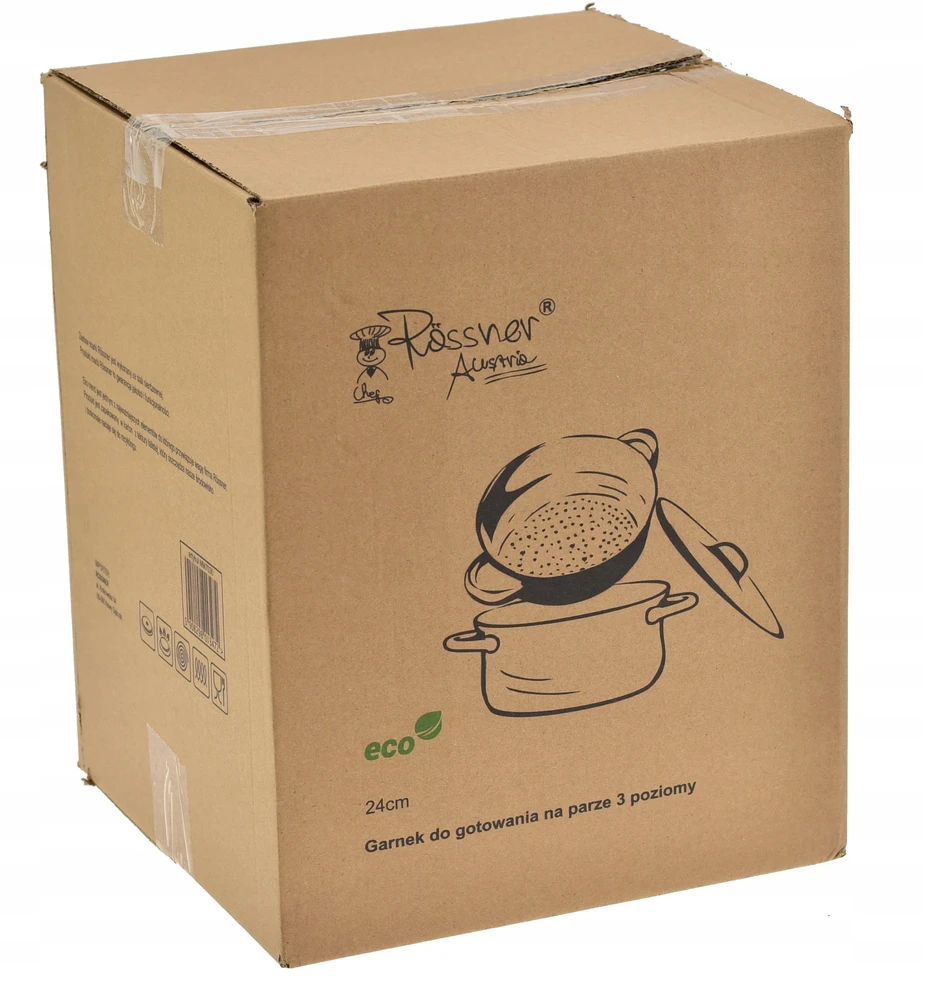 Rossner GARO PUODŲ rinkinys 5 vnt. 24 cm. PUODAS 5 L, DUJŲ ĮVEDIMAS