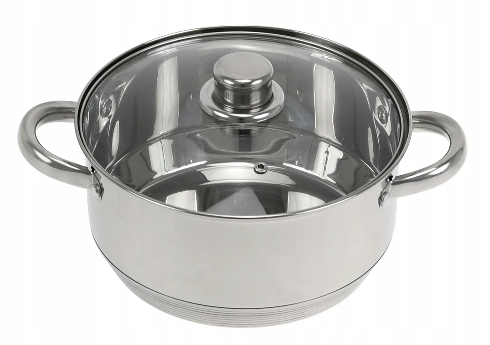 Rossner GARO PUODŲ rinkinys 5 vnt. 24 cm. PUODAS 5 L, DUJŲ ĮVEDIMAS