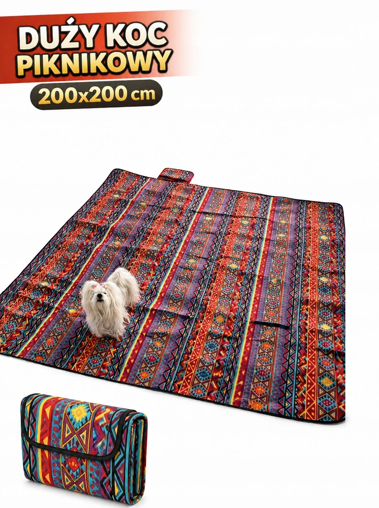 Rossner PIKNIKO ANTLOGA PAPLŪDŽIO KEMPINGAS 200x200 CM MATINIS IZOLIACINIS PLŪNAS