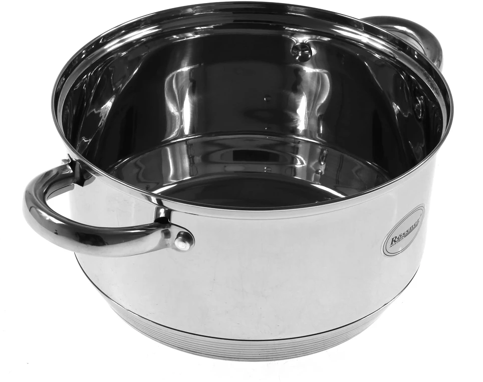 Rossner Puodas 4,5l. GARINTI 5 vnt. 22 cm. INDUKCINĖS Dujos 522
