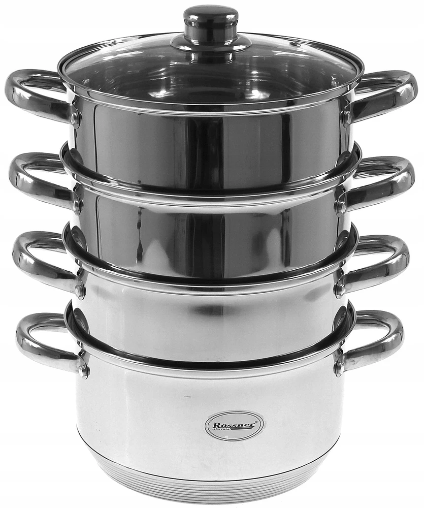 Rossner Puodas 4,5l. GARINTI 5 vnt. 22 cm. INDUKCINĖS Dujos 522
