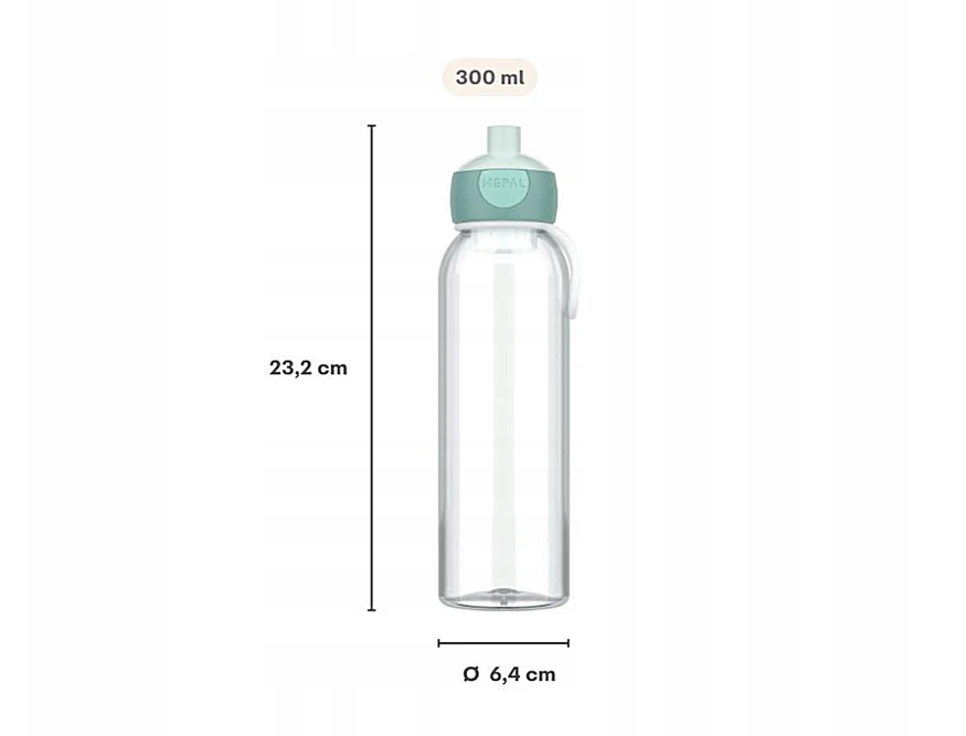 U Grow Rosti Mepal CAMPUS vandens buteliukas 500 ml, šaltai mėlynas, 107450018300