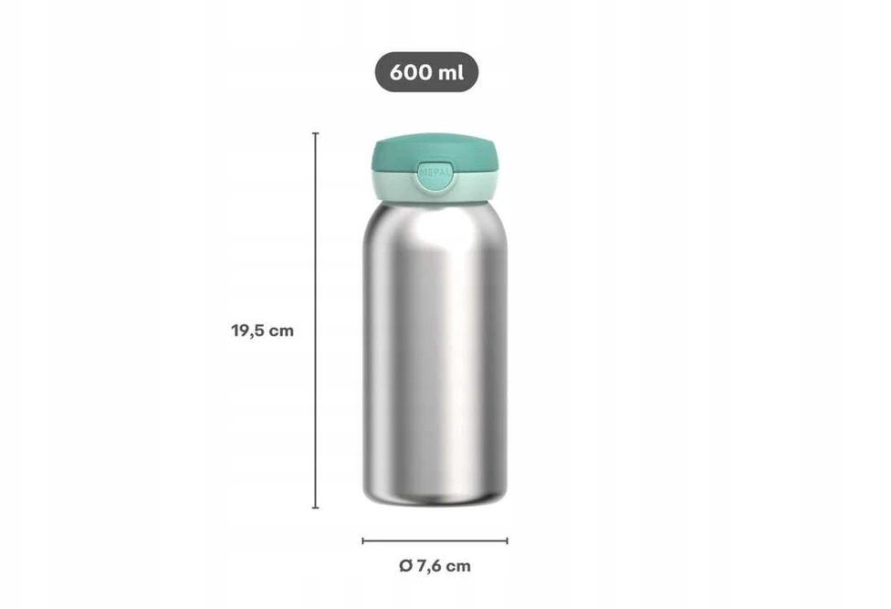 Rosti Mepal Gertuvė Mepal Campus Flip Cap, 600 ml